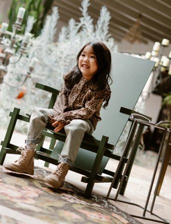 Daily 7 Shirt Longsleeve Animal - Brown - 128