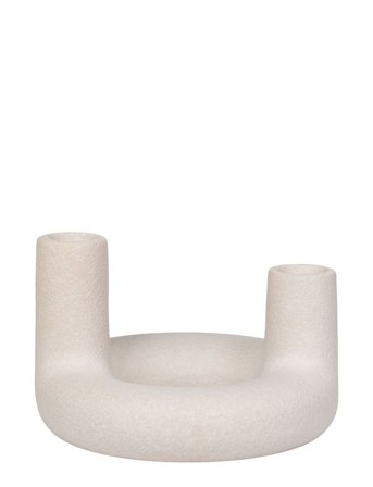 House Nordic Candleholder - Beige - 8.5X13X13CM