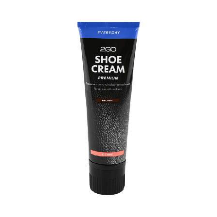 2GO Shoe Cream Tube Skor Unisex Brun 80 ML