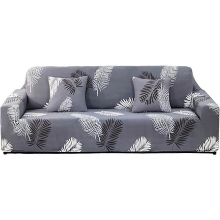 Sofföverdrag, stretch sofföverdrag jacquard soffskydd (fjädrar, 1-sits sofföverdrag: 90-140cm)