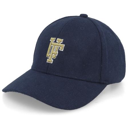 Upfront - Blå adjustable Caps - Spinback 2tone Wool Navy/Green Adjustable @ Hatstore
