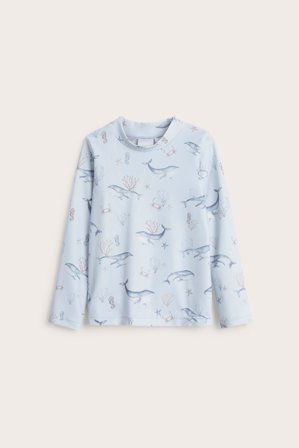 Newbie | Mønstret UV-topp | Lyseblå