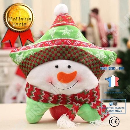 Julkudde - TD - Pentagram - 40x40cm - Tyg + bomull - Inredning dekorasjon