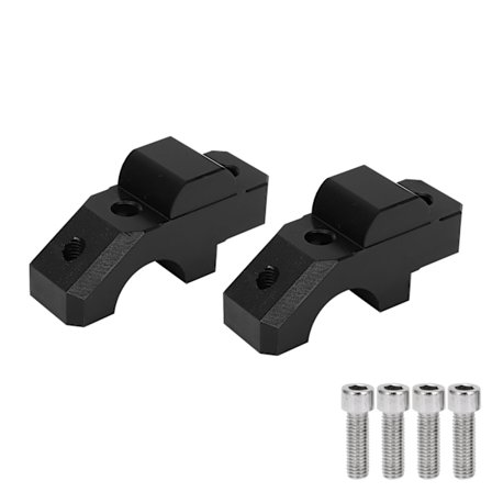 2 stk Styrehevingsfeste Klemme CNC Aluminium Legering Erstatning for YAMAHA Tracer 900/GT 2015‐2019 Svart
