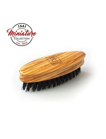 1541 of London Mini Beard & Moustache Brush Olivewood - ONE SIZE