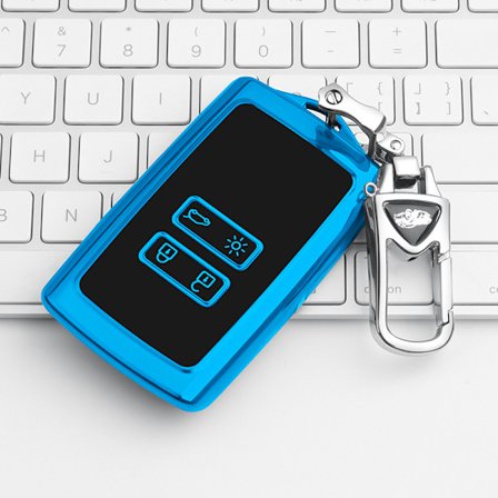 Auton avaimen kuori Renault Kadjar Grand Scenic Clio Master Bus Megane Koleos Dacia Espace Duster 2 -suojakotelo kaukosäätimelle TPU-avaimen kuori 