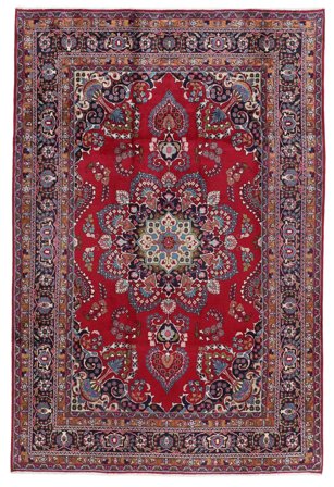 Maschad Teppich Handgeknüpft 195X293 Persien