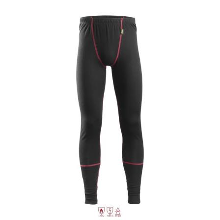 Snickers Workwear 9468 ProtecWork Pitkät alushousut musta, palosuojattu XL, Vaatteet