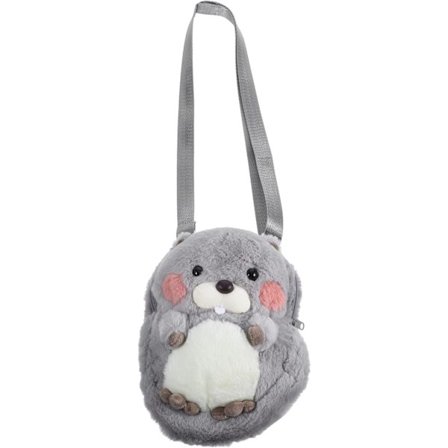 Hamster Rygsæk Plys Mini Pung Udstoppede Dyr Pung Plys Skuldertaske Plys Crossbody Taske Plys Dyr Crossbody Taske Plys Crossbody Pung