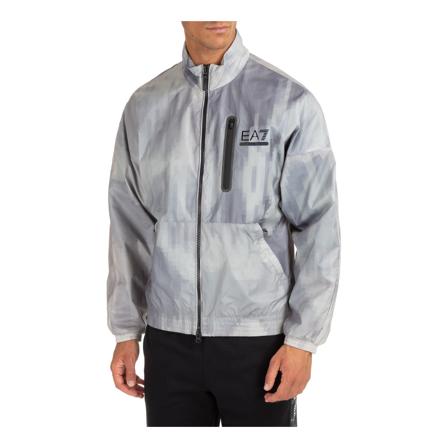Emporio Armani EA7 Ventus 7 Jacket , Grijs , Heren , Maat: M