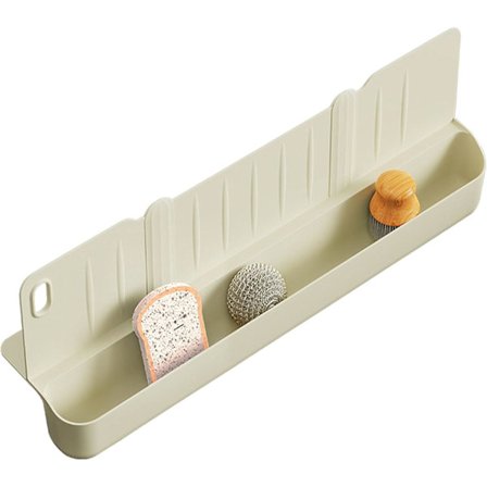 Silikon Sprutbeskyttelse for Kjøkkenvask, Kjøkkenvask Sprutbeskyttelse med Sugkopper, Vaskbar Gjenbrukbar Vann Sprutbeskyttelse med Hengende Hull