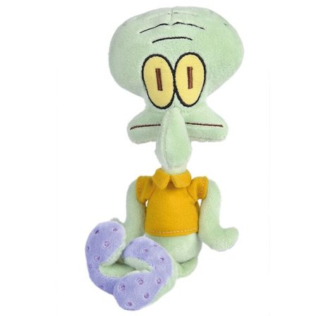 SpongeBob Calamardo Plyslegetøj, 20 cm blød figur