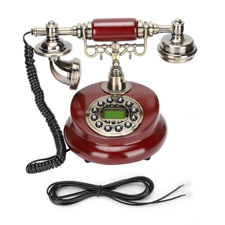 CT‐8026 Retro Fastnettelefon Ledning Gammeldags Antik Telefon Velegnet til Hjem og Kontor