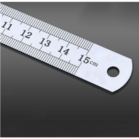 Stållinjal 15CM mätverktyg, vinkel linjal snickarens linjal 45