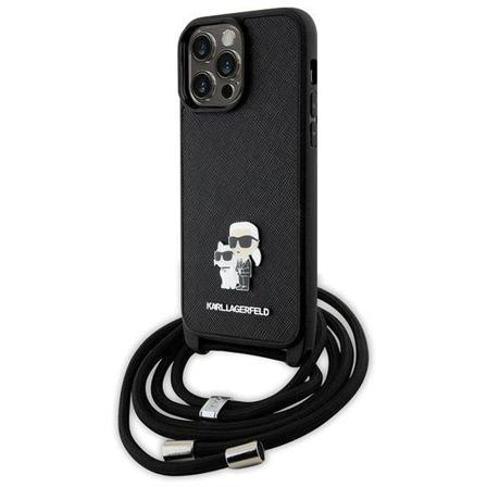 KARL LAGERFELD iPhone 13 Pro/13 Halskæde Cover Crossbody Saffiano
