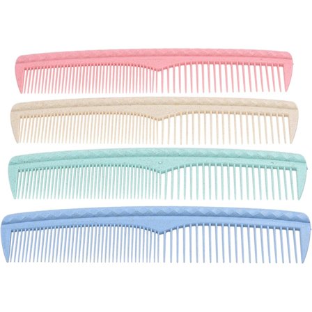 Hårkamsett - 4 Farger Holdbare Plastkammer (22cm*5cm) - Grov