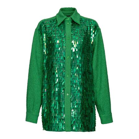 Pinko Shirts Grøn, Dame Skjorter