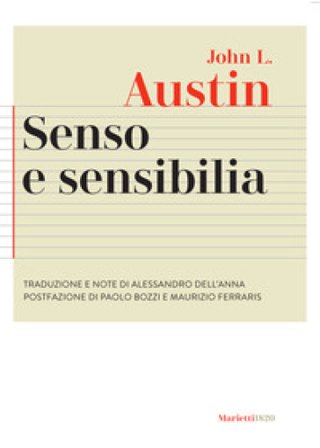 Senso e sensibilia John Langshaw Austin