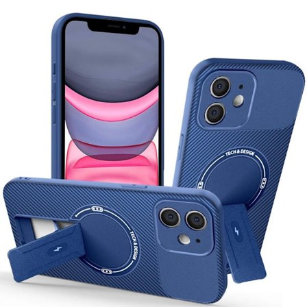 iPhone 11 Hybrid Case with Stand - Blue