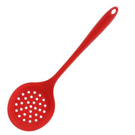 Keittiövälineet Silikoni Siivilä Kuuma Kattila Siivilä Keitto Liemi Punainen