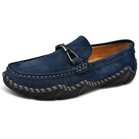 Män Klänning Faux Mocka Penny Loafer Rund Toe Comfort Casual Skor