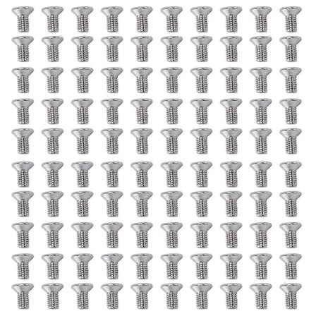 M3 x 6mm Flade Hoved Forsænkede Bolte Maskinskruer 100stk