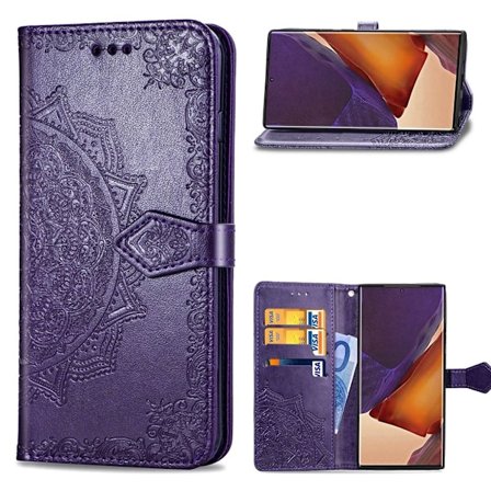 mandala Samsung Galaxy Note20 Ultra 5G / Note 20 Ultra flip fodral - lila