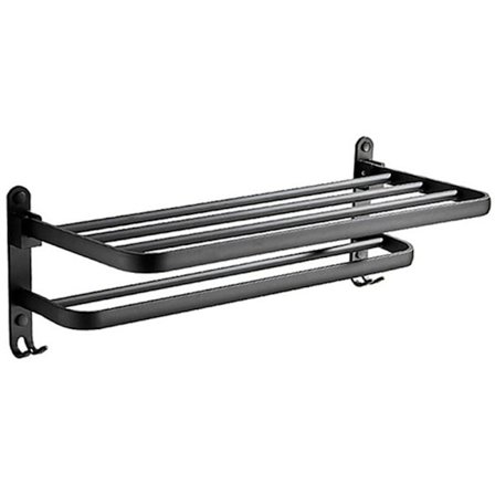 Aluminium Håndklædeholder til Vægmontering Badeværelse Håndklædeholder Håndklædeholder Håndklædeholder Badeværelsestilbehør Badeværelseshylde