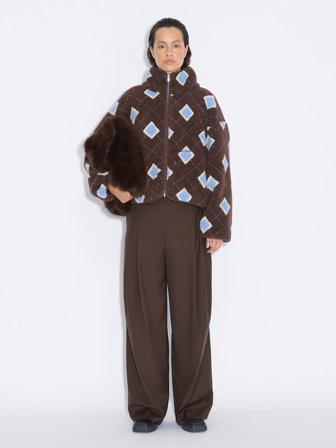 Holzweiler Rype Fleece Jacket - Brown Mix - Women's - Extra Large