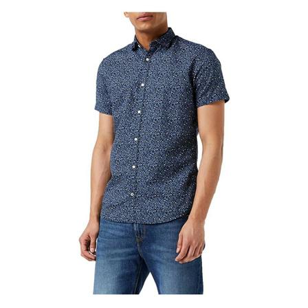 Jack & Jones Short Sleeve Shirts Blå, Herre Skjorter