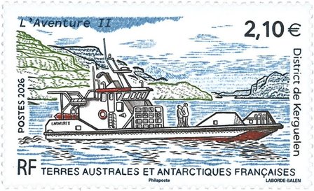 Fransk Antarktis - Eventyret - Postfrisk frimærke