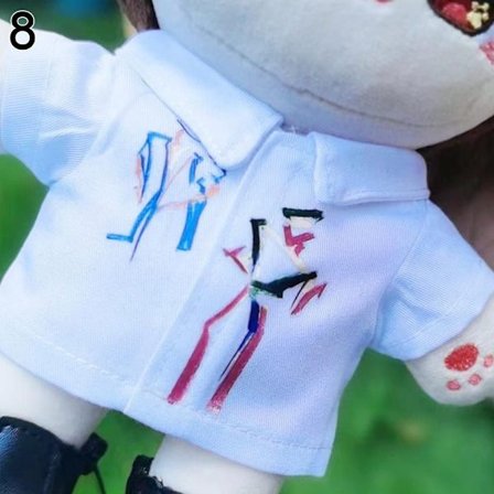 Handgjord docka T-shirt Docka Sweatshirt 8 8