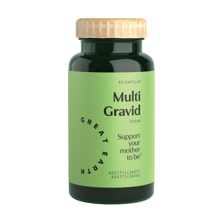 Great Earth Multi Gravid kapsler, 60 stk.