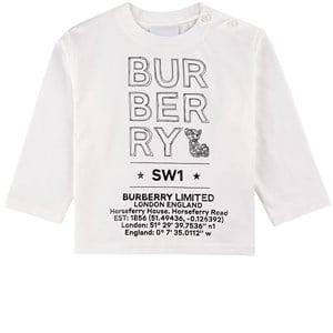 Kids - Burberry White Joel T-Shirt 12 Months - Tops - 12 months - White