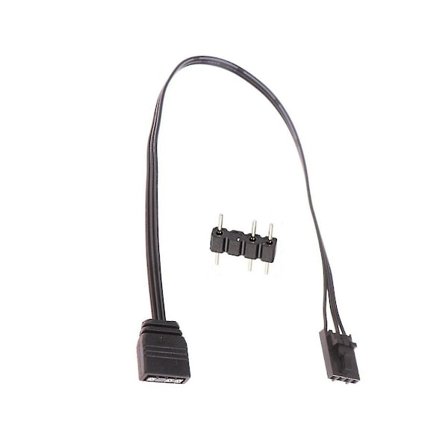 Corsair 4PIN RGB - Standardi ARGB 3-Pin 5V Adapteriliitin RGB-kaapeli 25cm-dwdz