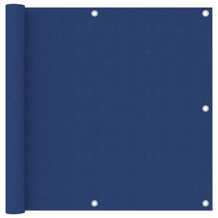 vidaXL Balkongskjerm blå 90x300 cm oxfordstoff