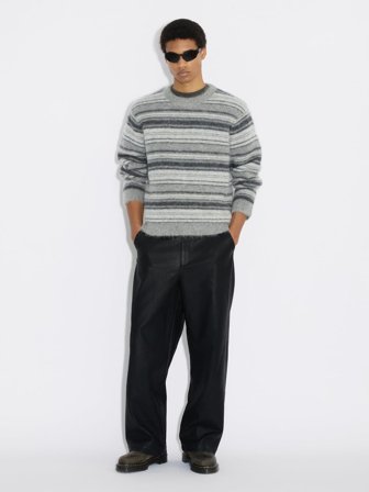 Cohen Fluffy Stripe Crew