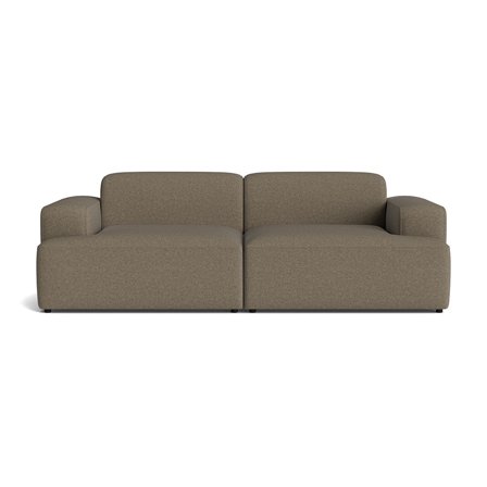 Madrid 3 Personers Sofa - Aurora Brun - 238x101x75cm - Komfortabel Flyder Sofa i Smuk Brun Farve - Perfekt 3 Personers Sofa