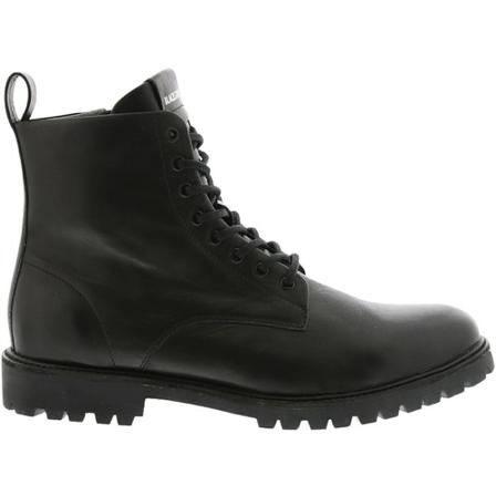 Blackstone, Sg 33 Black - Lace UP Boot Zwart, Heren, Maat:45 EU,leer