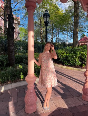 Noella London Short Dress - Pink - L