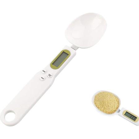 Digital Skedvåg För Kök 1,1 Lb/500 G (0,1 G), Vit