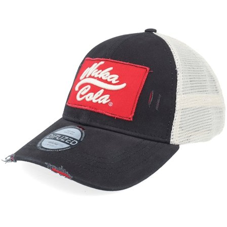 Difuzed - Preto trucker Boné - Fallout Nuka Cola Black Trucker @ Hatstore
