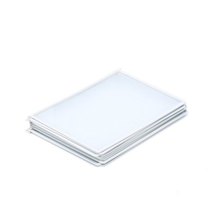 Sichttafeln A4, hellgrau, 10 Stk./Packung