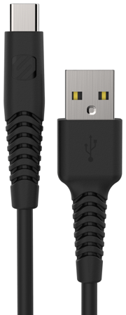 Scosche SynCable HD USB-kabel USB-A til USB-C sort, Forbindelsesudstyr & kabler