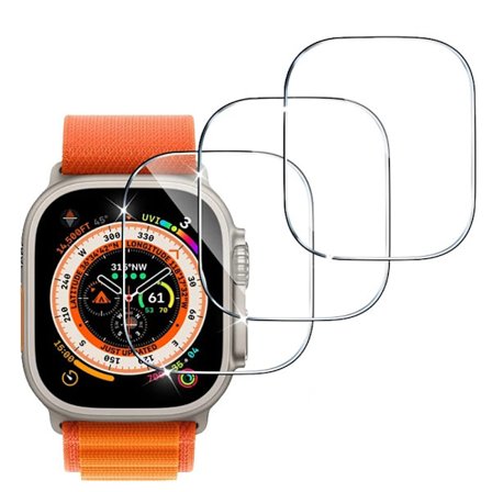 Apple Watch Ultra 49mm Skärmskydd PET (2-pack)