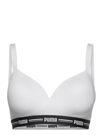 Puma Women Padded Top 1P Hang Lingerie Bras & Tops Soft Bras Non Wired Bras Valkoinen PUMA