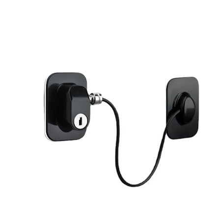 Kylskåpslås med nyckel, barnsäker, fönster, dörr,