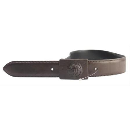 Versace Pre-owned, Pre-owned Leather belts Bruin, Dames, Maat:ONE Size