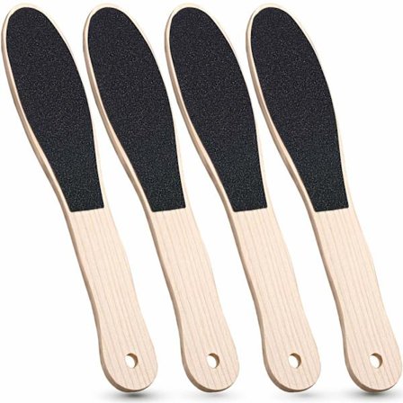 4 st fotfil för hård hud, dubbelsidig fotrasp, fotfil, för våta och torra spruckna fötter, tar bort död hud, fotvård