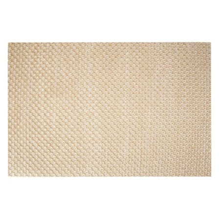 Beige guld bordmåtte 45x30 cm